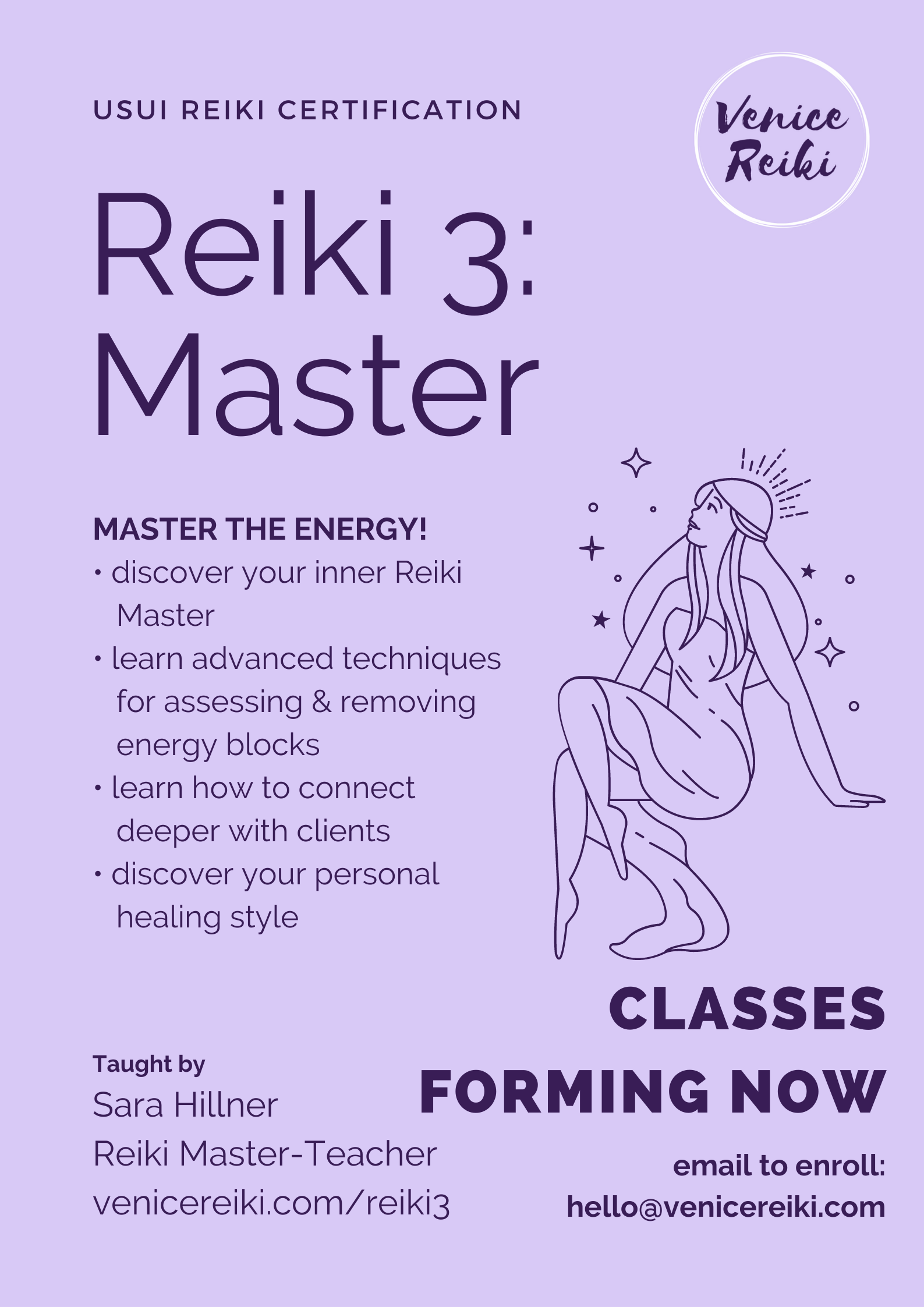 REIKI 3: become a master — Venice Reiki