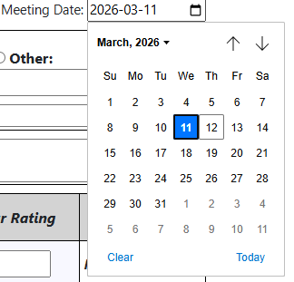  Meeting Date March 11, 2026 
