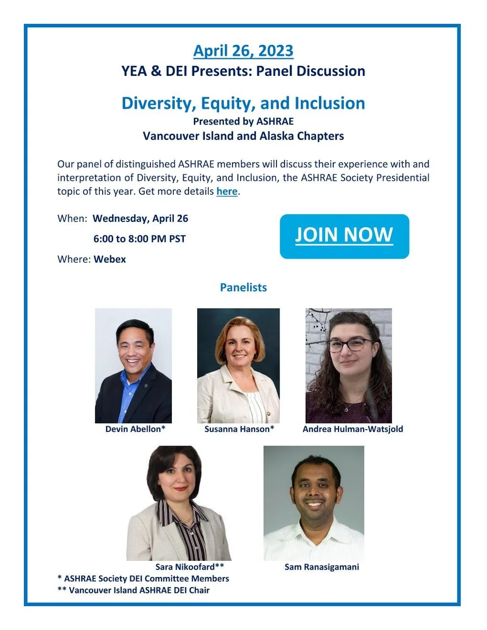 Dei Events Diversity, Equity, and Inclusion (DEI) Panel - Virtual Event ...