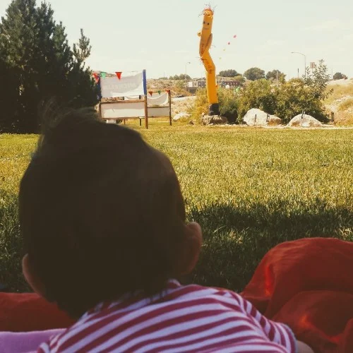 Day 5: Ellie was mesmerized by this thing