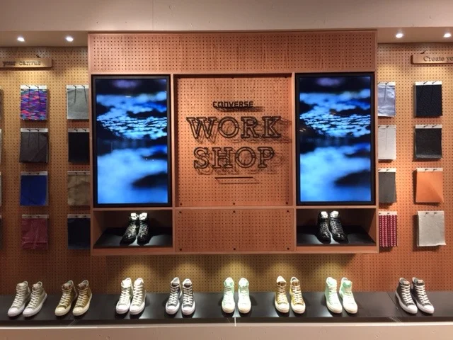 Video played on constant loop at the SOHO Flagship in NYC.