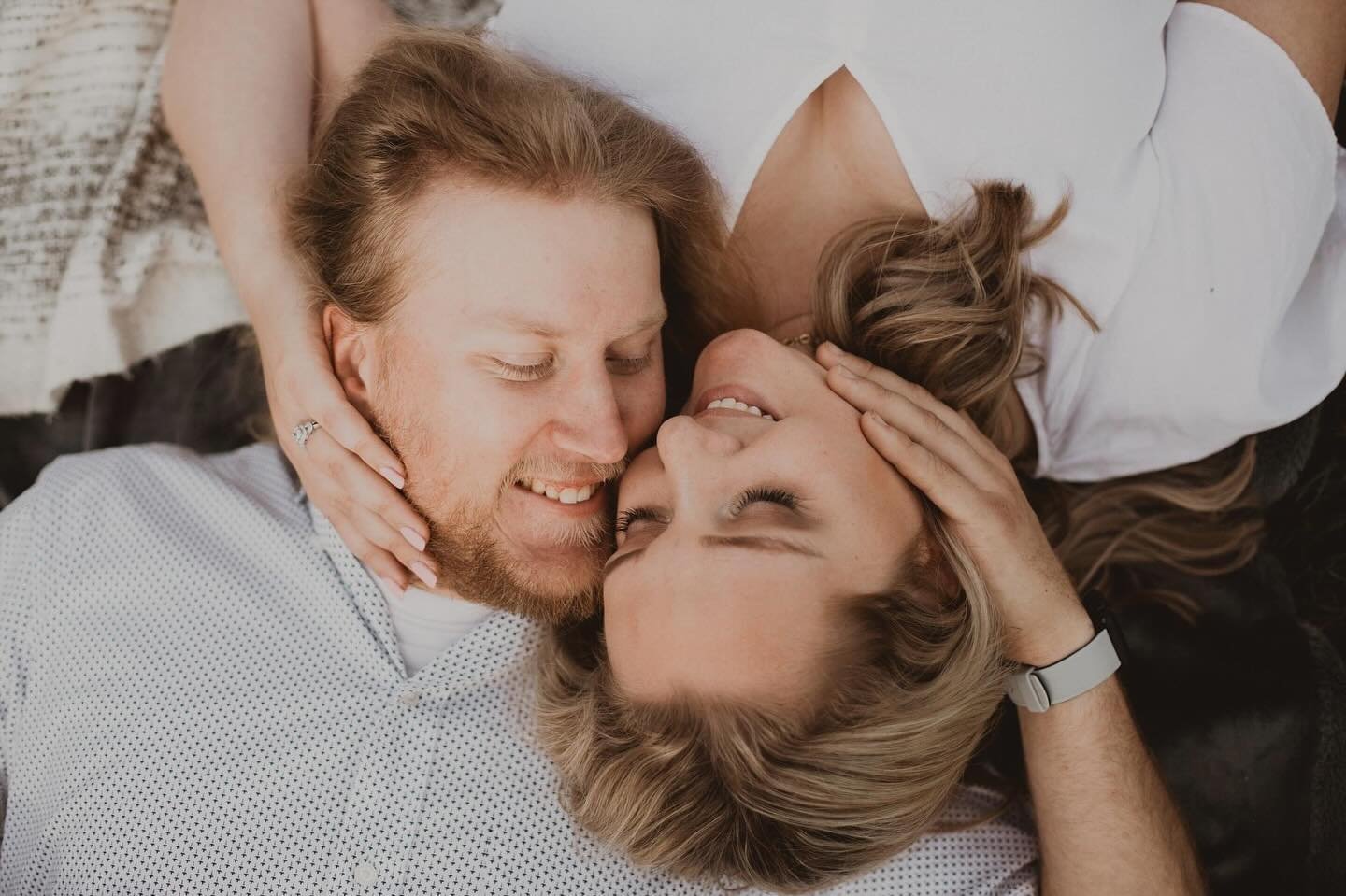 This couple has the best hair.