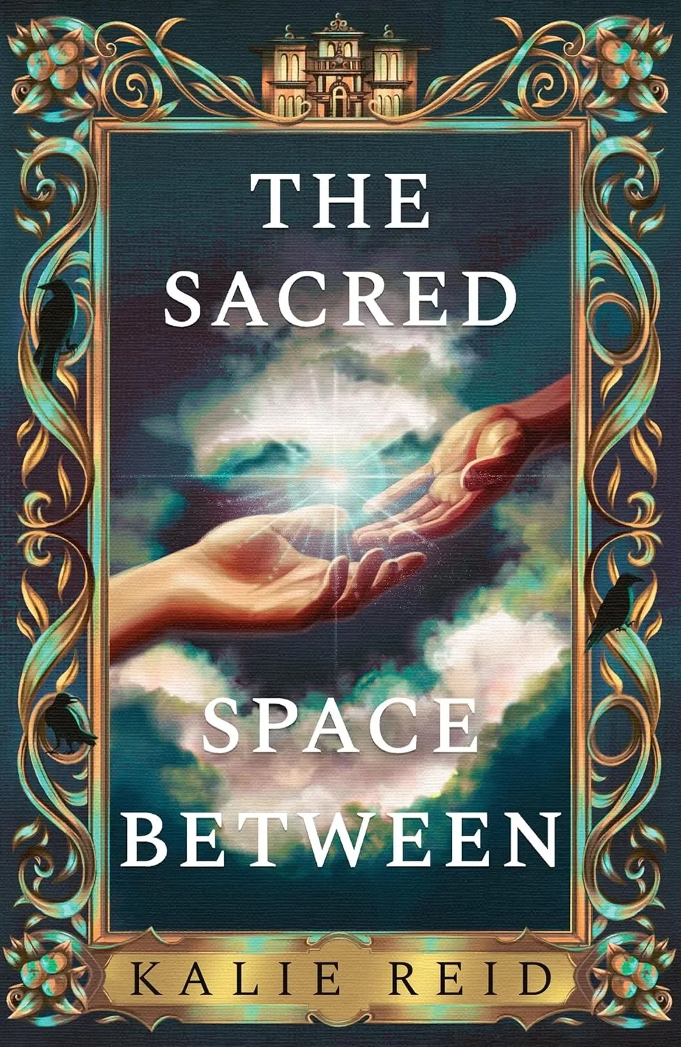 Book cover for 'The Sacred Space Between' by Kalie Reid.