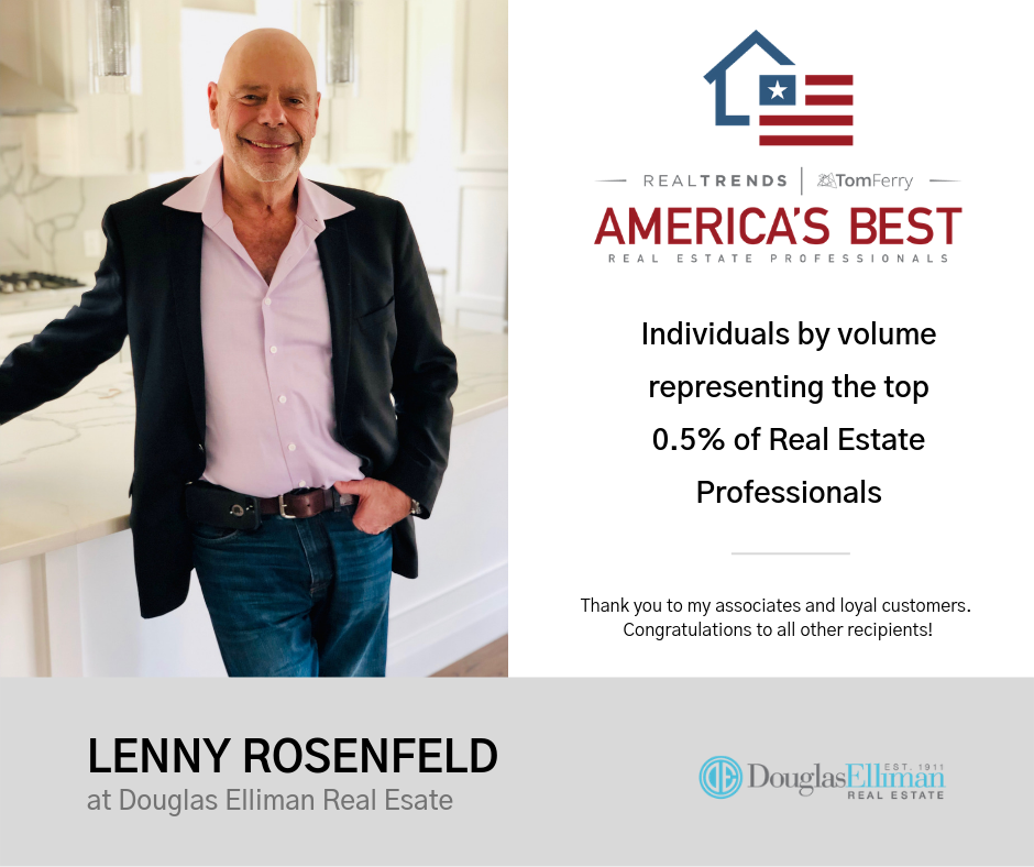 Lenny Rosenfeld Voted One of America's BEST Real Estate Professionals