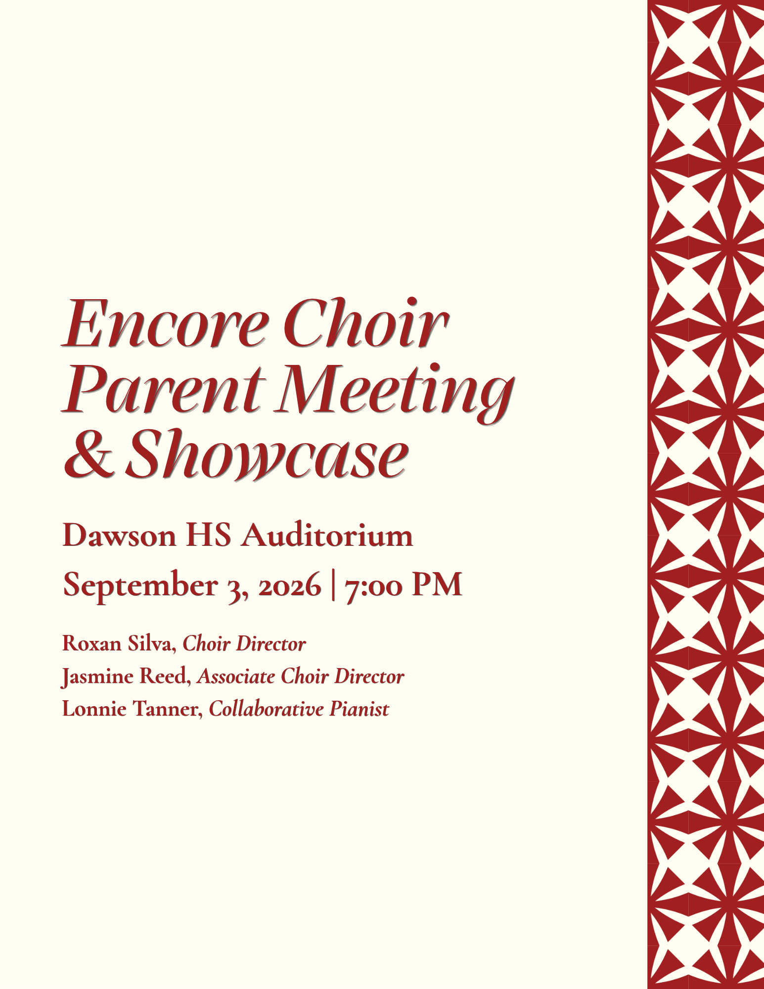 Parent Meeting 2026