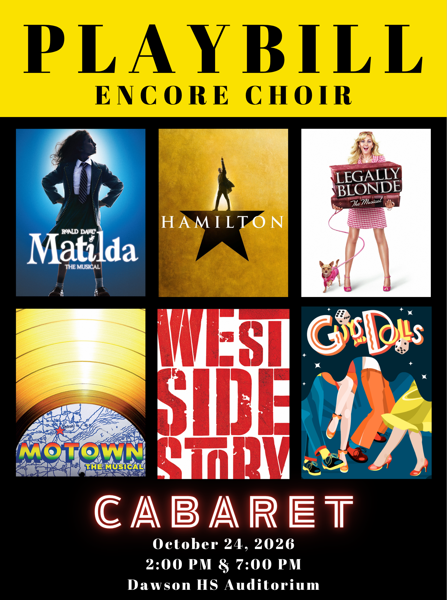Cabaret Program 2026