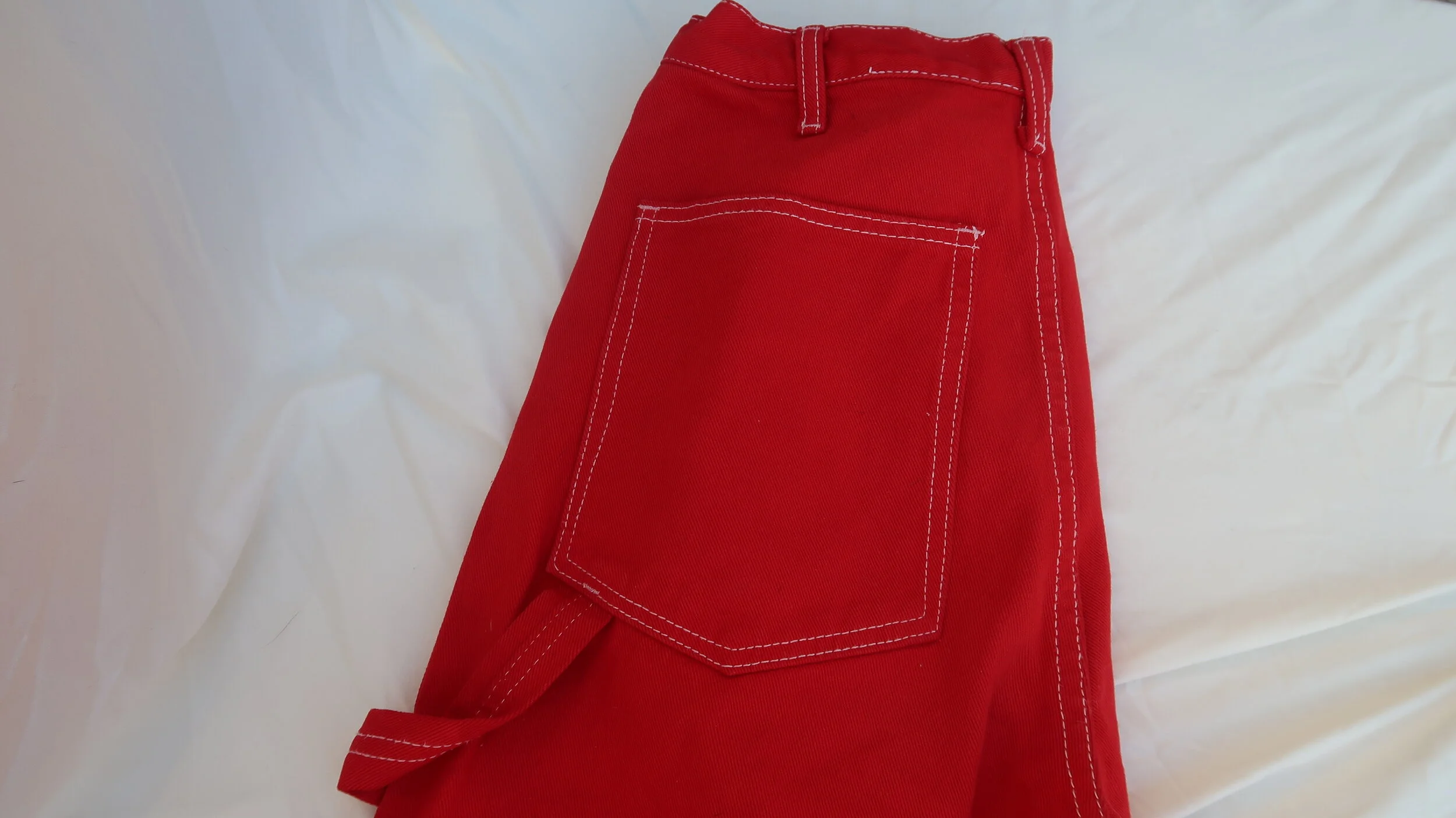 brandy melville red jeans
