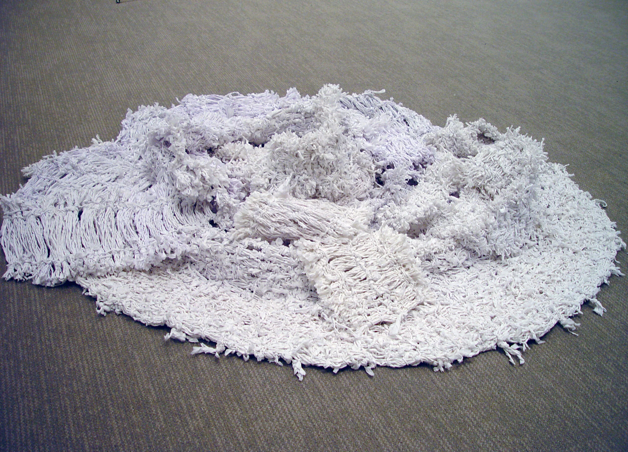   Dress for Today no.4 , Wrapping tissue paper, Installation view, 2007 