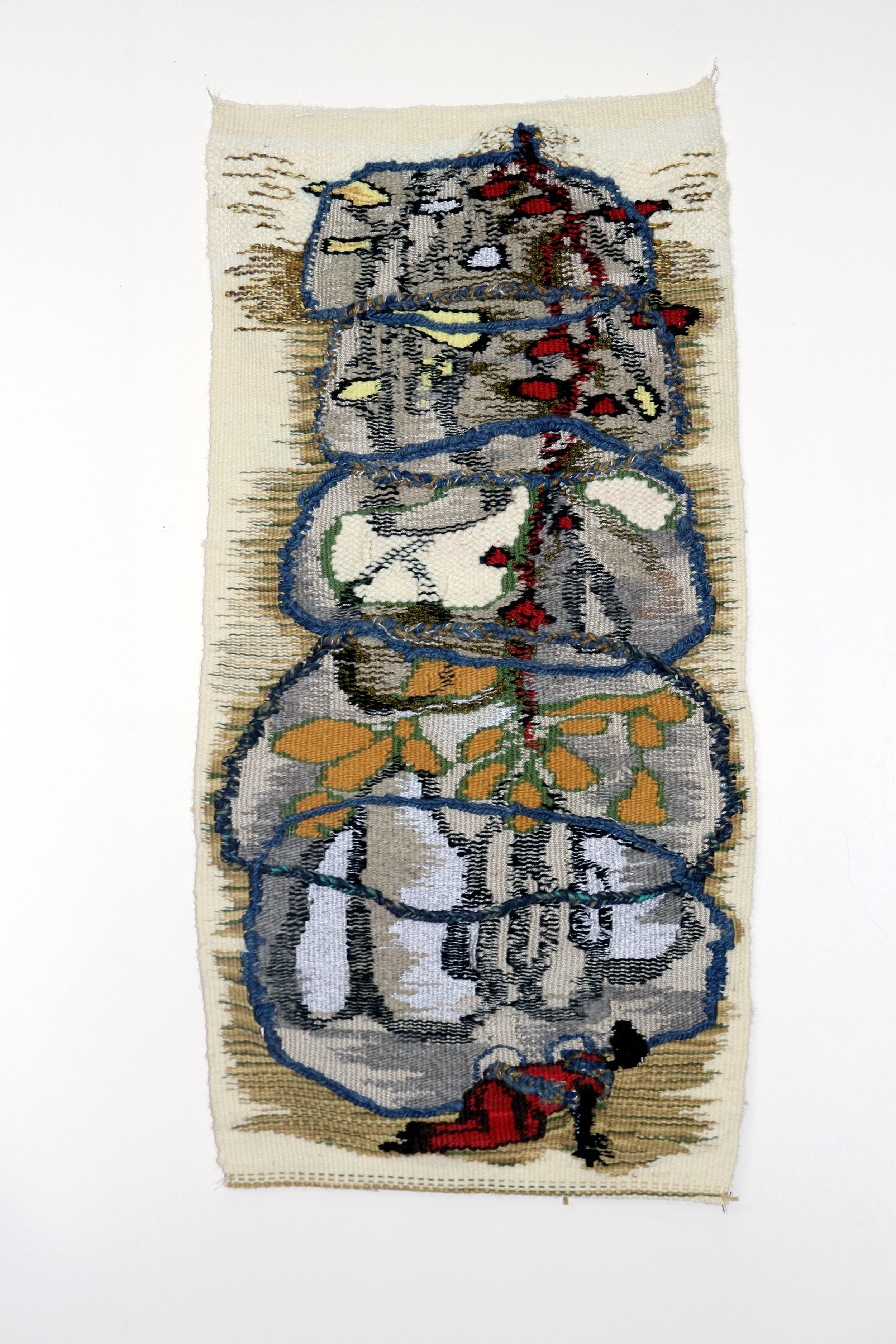    Mobile Nest  , 18.5” x 40”, Cotton and wool, 2026 