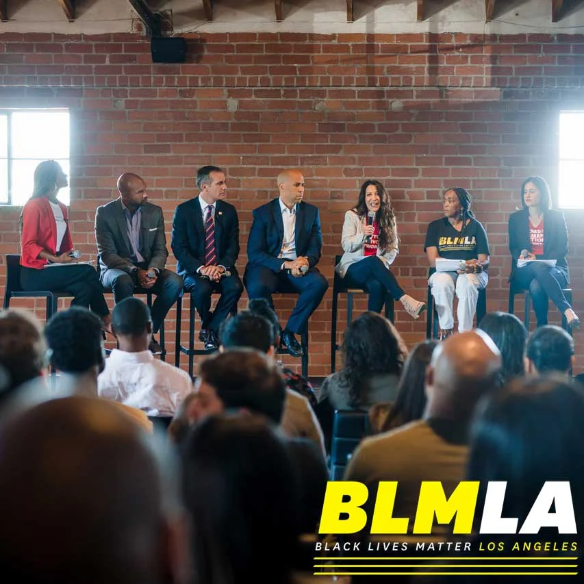 #TBT: BLMLA's Paula Minor Speaks Truth to Cory Booker &amp; Mayor Garcetti
