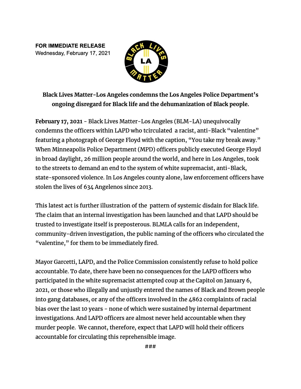 Copy of PRESS STATEMENT- BLM-LA CONDEMNS LAPD VALENTINE.jpg