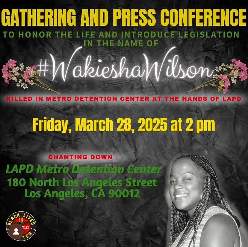 Say Her Name! Wakiesha Wilson Gathering & Press Conference 2PM 3/28/25