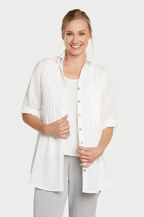 AA68 - Pleated Front Tunic