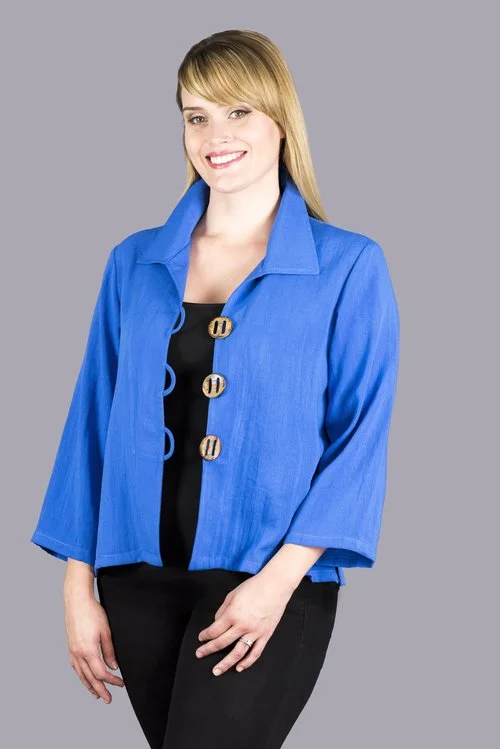 AA157 - Coconut Button Short Jacket
