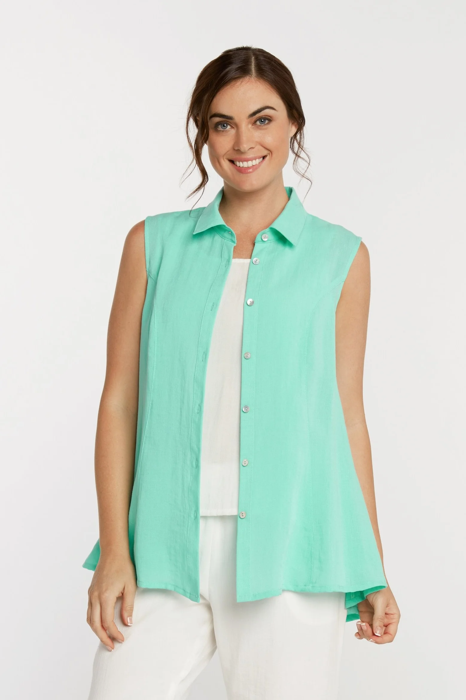 AA223 - Betty Button-Up Vest