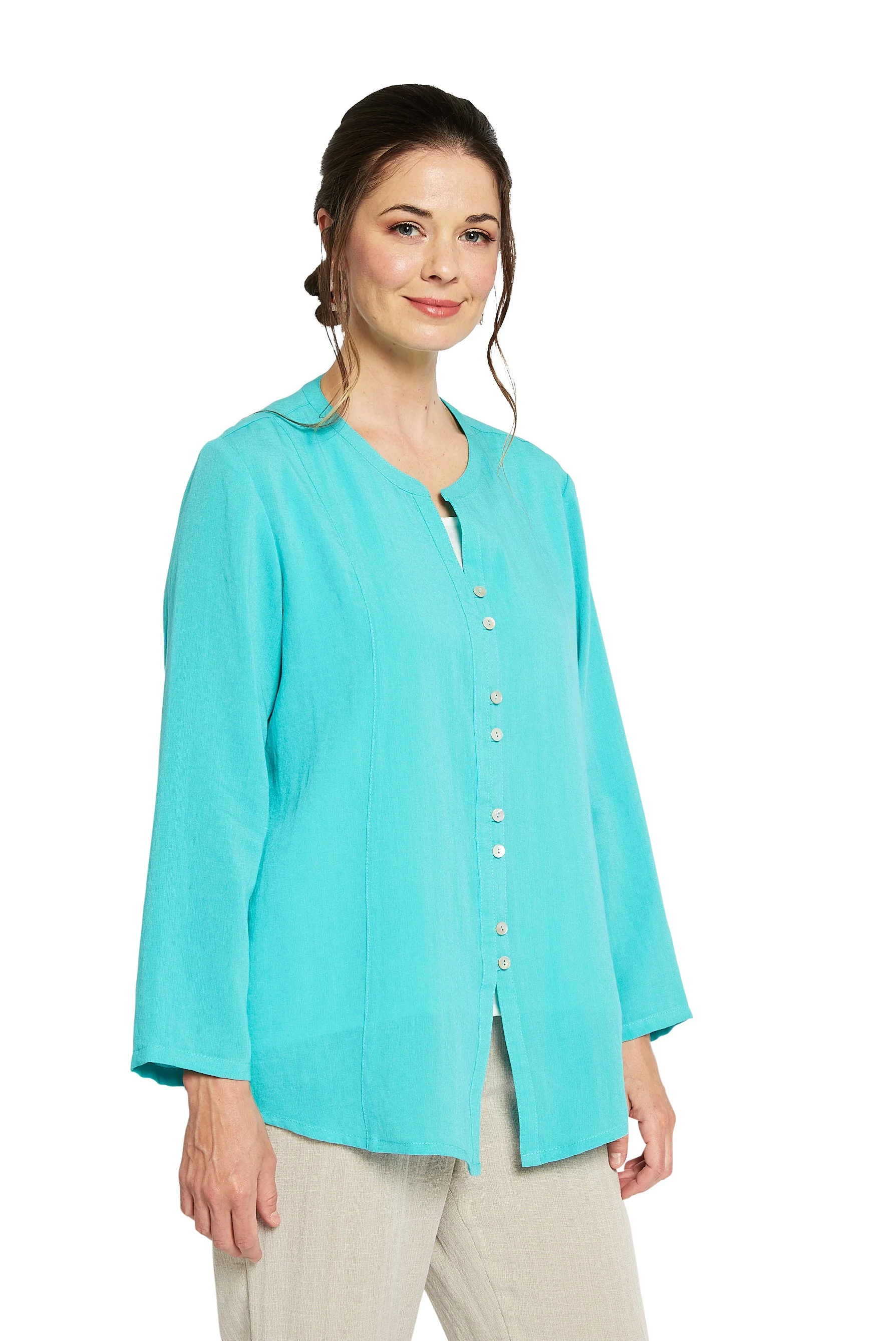 AA277 - Felicity Button-Up Blouse