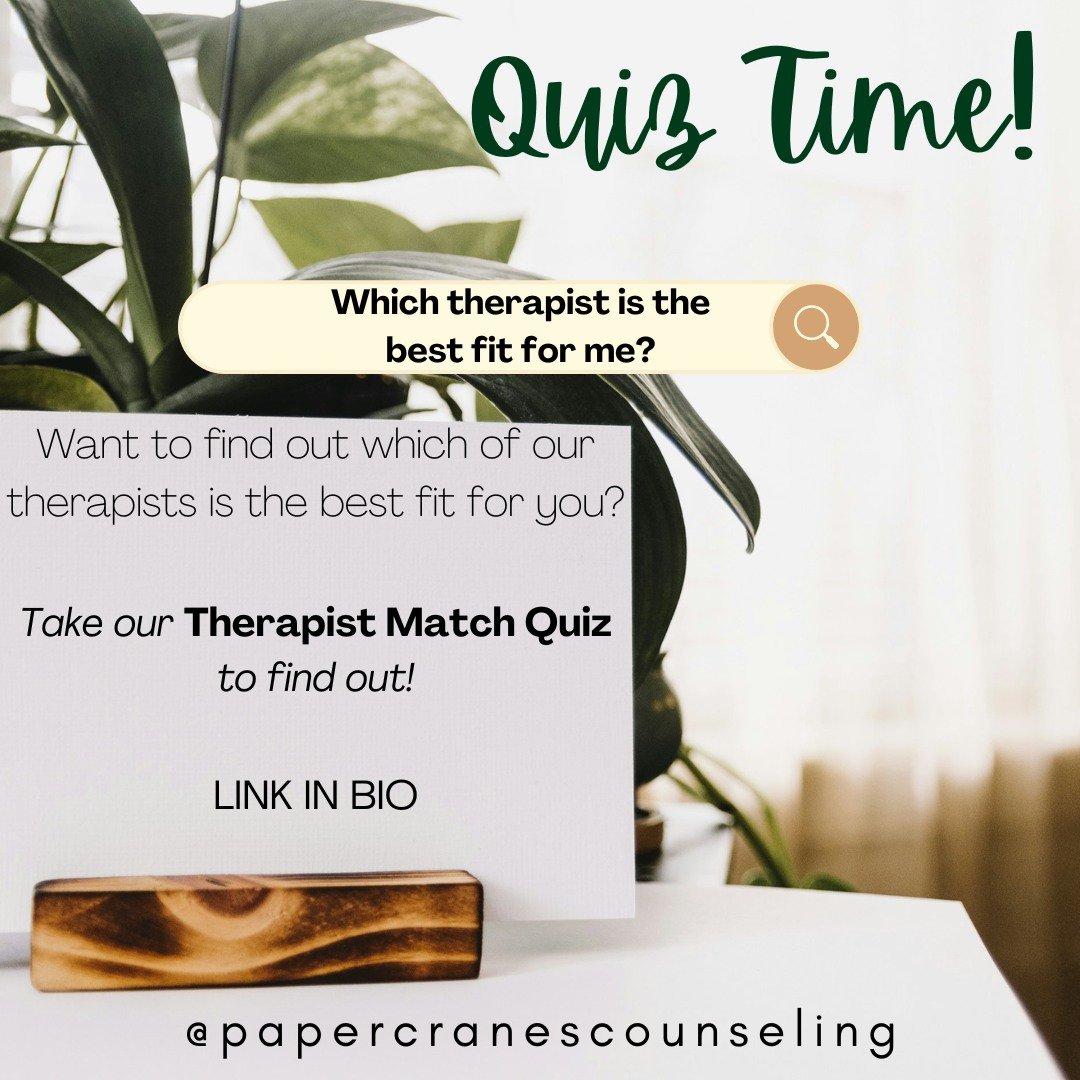 Finding the right therapist can feel like being seen and understood for the first time 🤗 

Take our quick quiz and discover the therapist who&rsquo;s just right for you! 

Your healing journey starts here 💫 

.
.
.
.
.

#TherapistMatch #MentalHealt