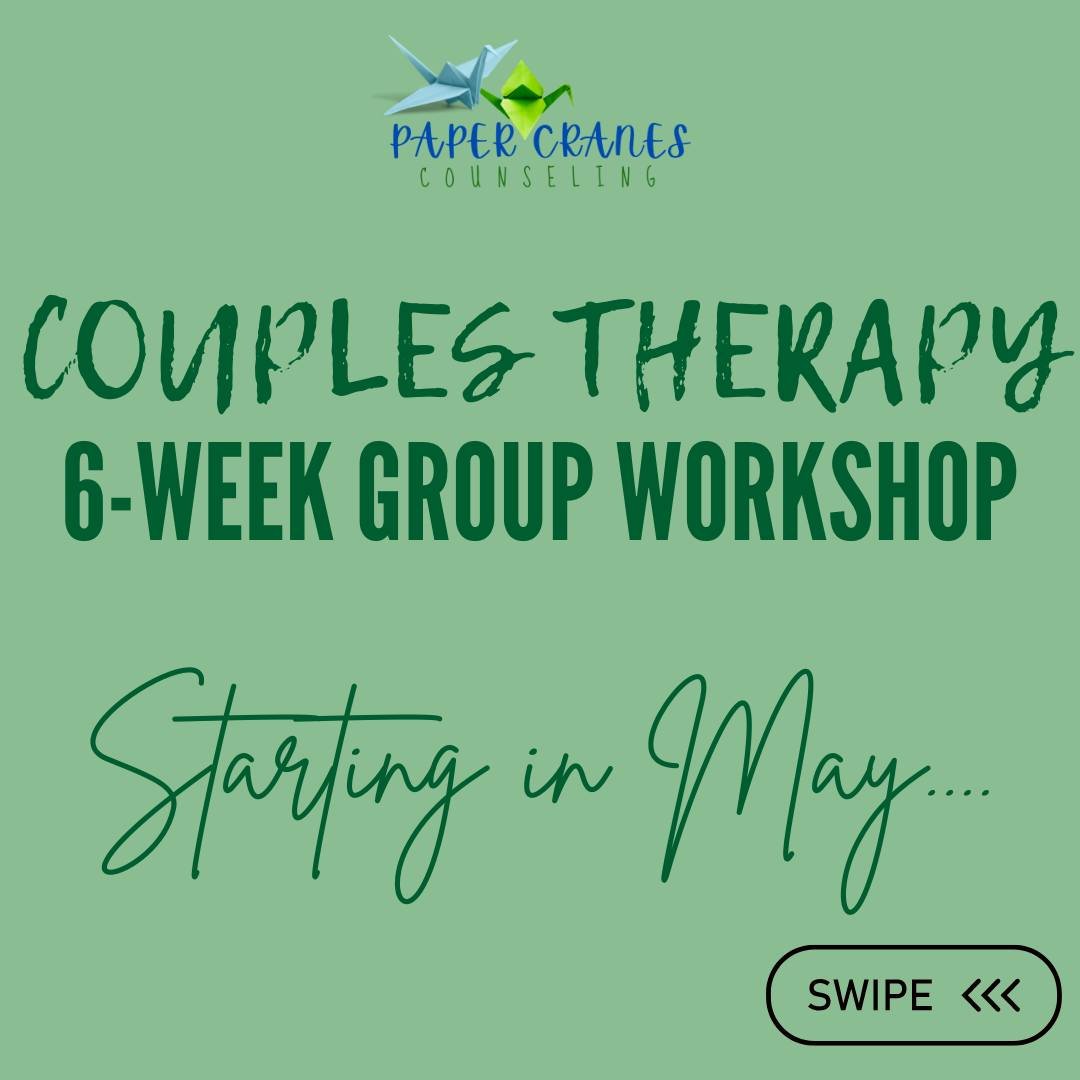 Want to reignite the ✨spark ✨ in your relationship? Well, you're in luck! Our amazing couples therapist, Allison Young, will be facilitating a 6-week couples therapy workshop starting in May! 

The workshop will focus on learning how to strengthen yo