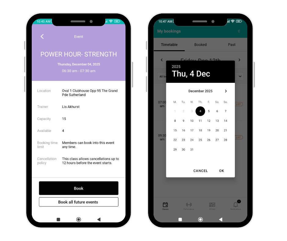 Quick reference guide for your membership mobile app