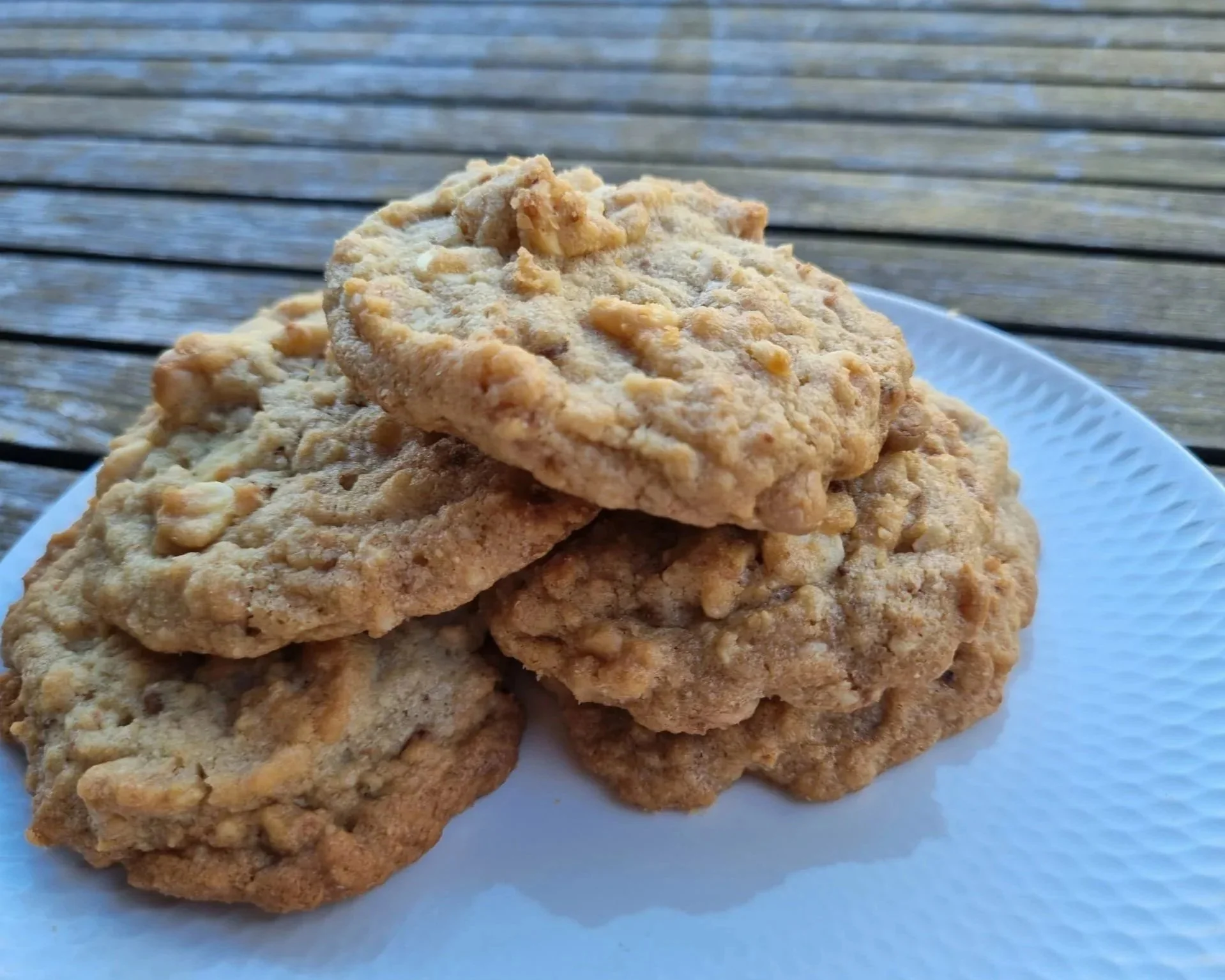 Macadamia and White Chocolate Biscuits (Gluten- free)
