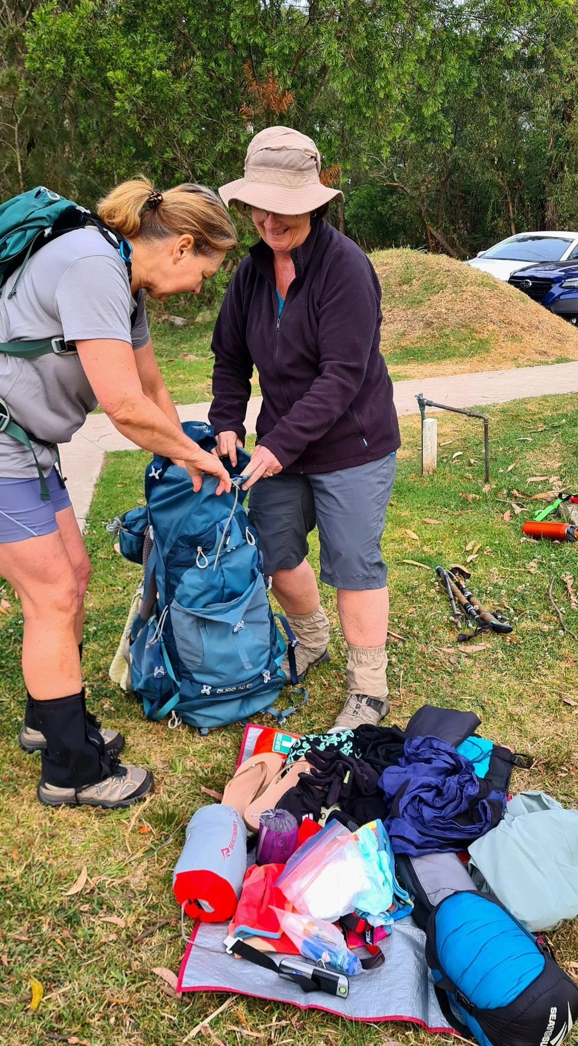 Tips for packing a full hiking pack