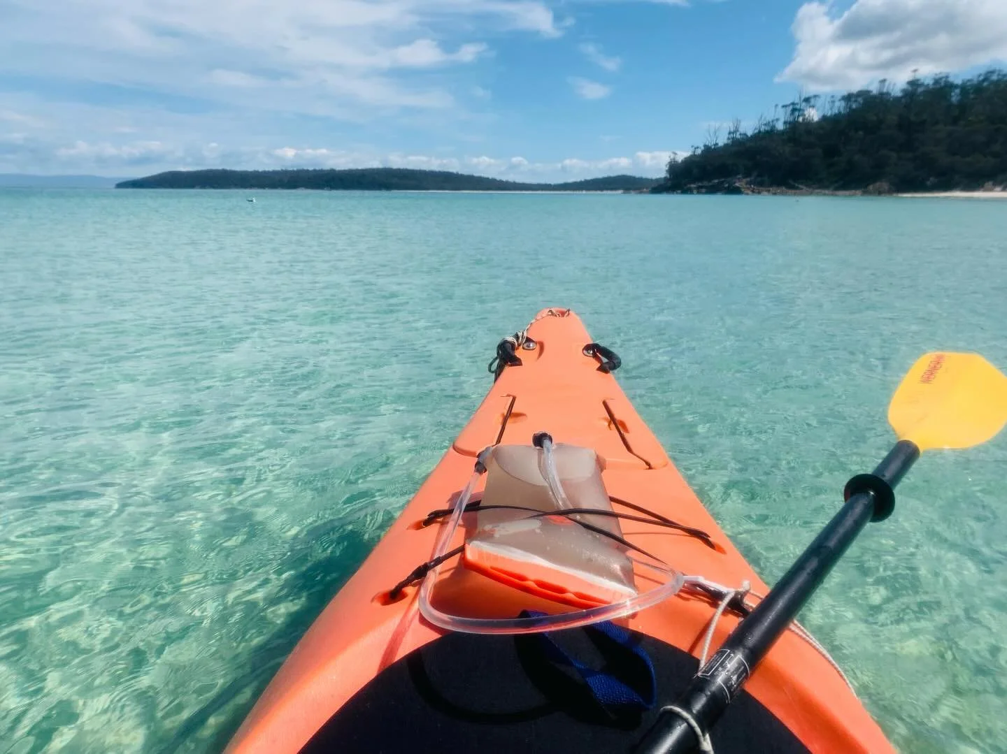 Kayak on glassy waters