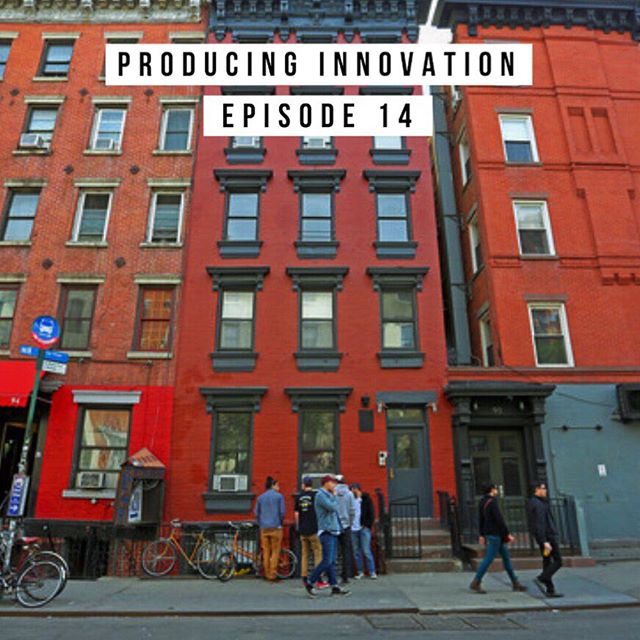 We had a little trouble with Buzzsprout this weekend, but here it is. Live this week: Episode 14 of #ProducingInnovation! This week we got to talk to GAle GAtes cofounder Michelle Stern about 92 St. Marks. Link in bio!
