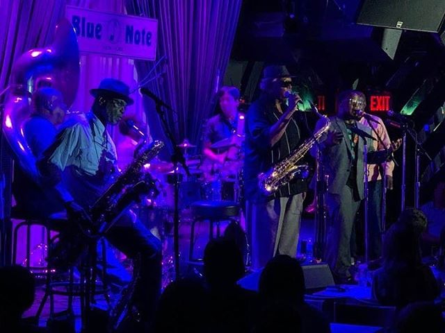 Shoutout to @hoodoo_berlin &amp; @tj_norris - you absolutely must catch @dirtydozenbrassband at the Blue Note this week. TJ is a force to be reckoned with and you haven&rsquo;t seen the last of him. Thanks for having us!