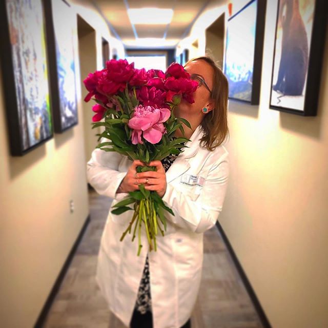 What&rsquo;s better than getting a bouquet of huge peonies in July? We can&rsquo;t think of anything, so we zoomed around town spreading joy to some of the people that keep us happy and healthy up here in Fairbanks. Jill&rsquo;s audiologist (and a me