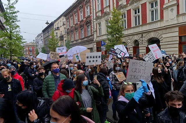Proteste contro la stretta sull’aborto a Cracovia | Wikimedia.