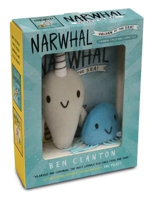 Kids' Book of the Week Narwhal: Unicorn of the Sea by Ben Clanton Narwhal and his (literally) spineless buddy Jelly are the funniest friends since Elephant and Piggie, George and Martha, Frog and Toad. Their fintastic adventures, told in entry-level graphic novel form, continue through four volumes, but there's no better place to start than with the initial book in the series. It's of course available all by itself, but young readers will love it even more when it's accompanied by plush 3-D incarnations of the protagonists. (ages 4 to 9) —James