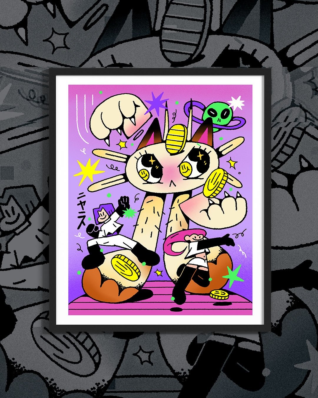 Finally sharing something I&rsquo;ve been quietly sitting on for a while. 🤗

We teamed up with @jollybeastca for their Pocket Beast Card, creating artwork that was just as fun to make as it looks. Super proud of how these pieces turned out. Big love