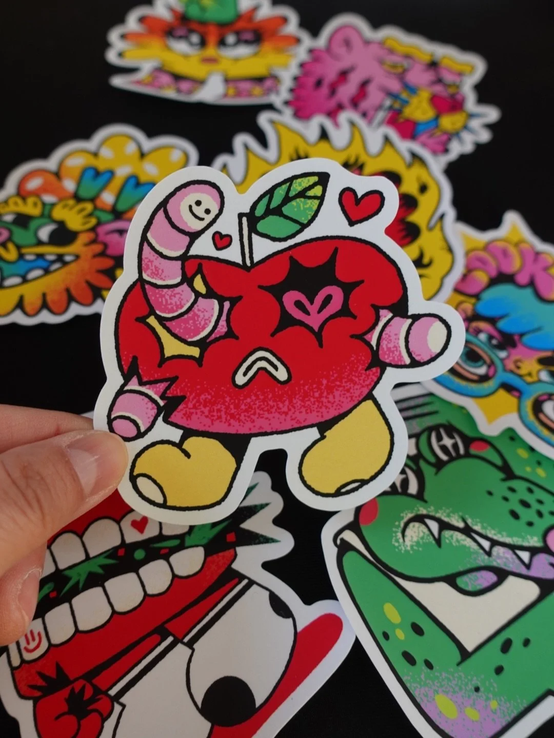 Stickers are available in our online shop. 
🔗link in bio🤗Check it out ☝️
.
.
.
#stickers #artistmerch #illustration #graphicdesign