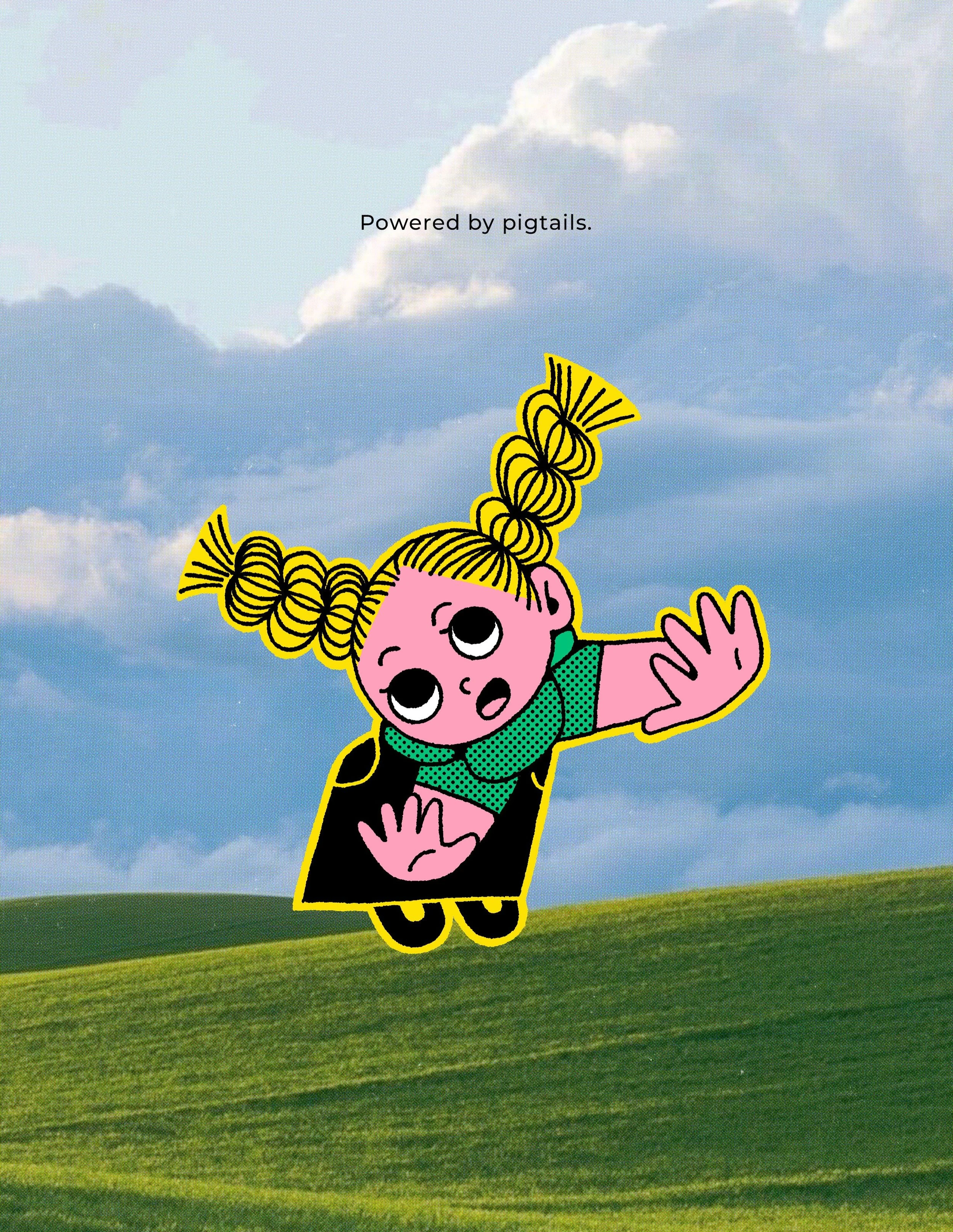 Day 13 &mdash; Windmill 🌬️
Who needs a windmill when you&lsquo;ve got pigtails? @peachtober 
.
.
.
#peachtober26 #peachtober26windmill #peachtober