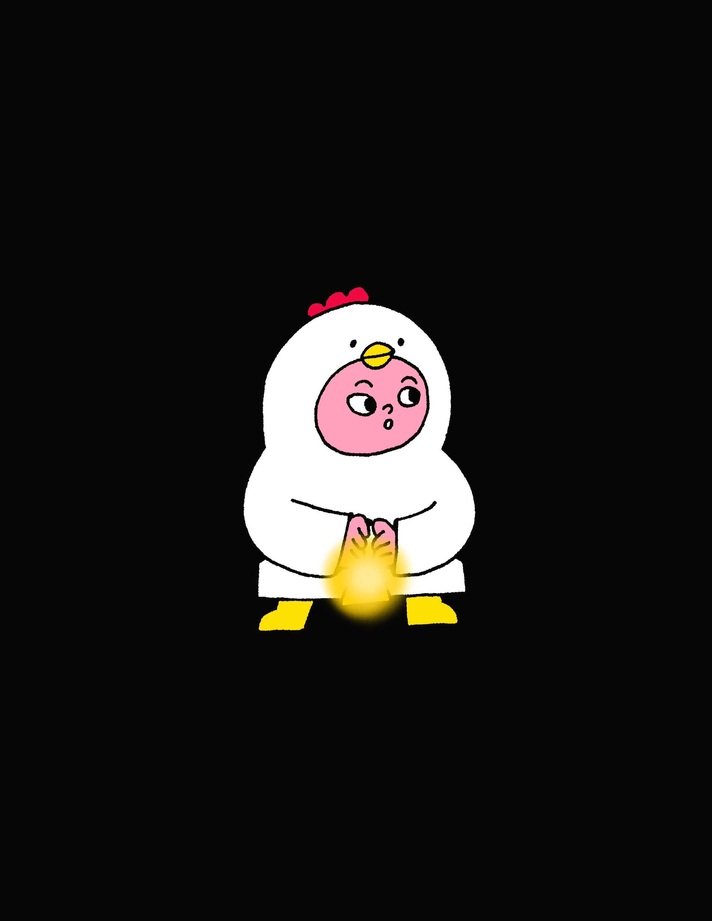 Day 21. NIGHTLIGHT 🐥✨

A little light for a little chicken&rsquo;s big adventure.😝

Happy Halloween 2026! 🎃 @peachtober 
.
.
.
#peachtober #peachtober26 #peachtober26nightlight
