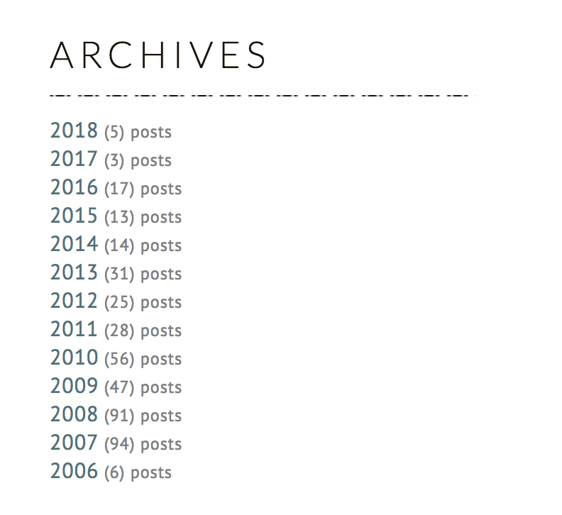 Archive - old news