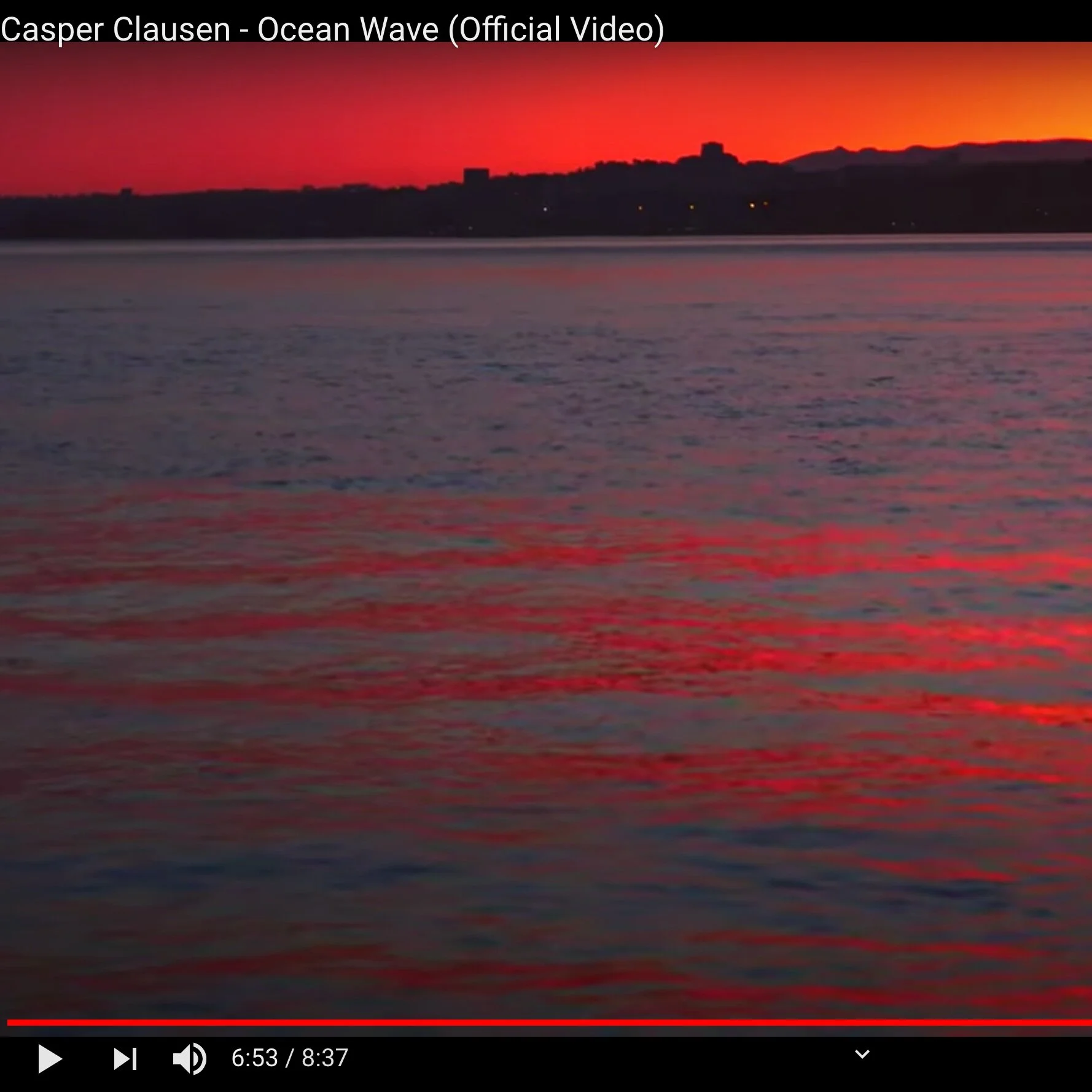 Ocean Wave - new single from Casper's forthcoming album