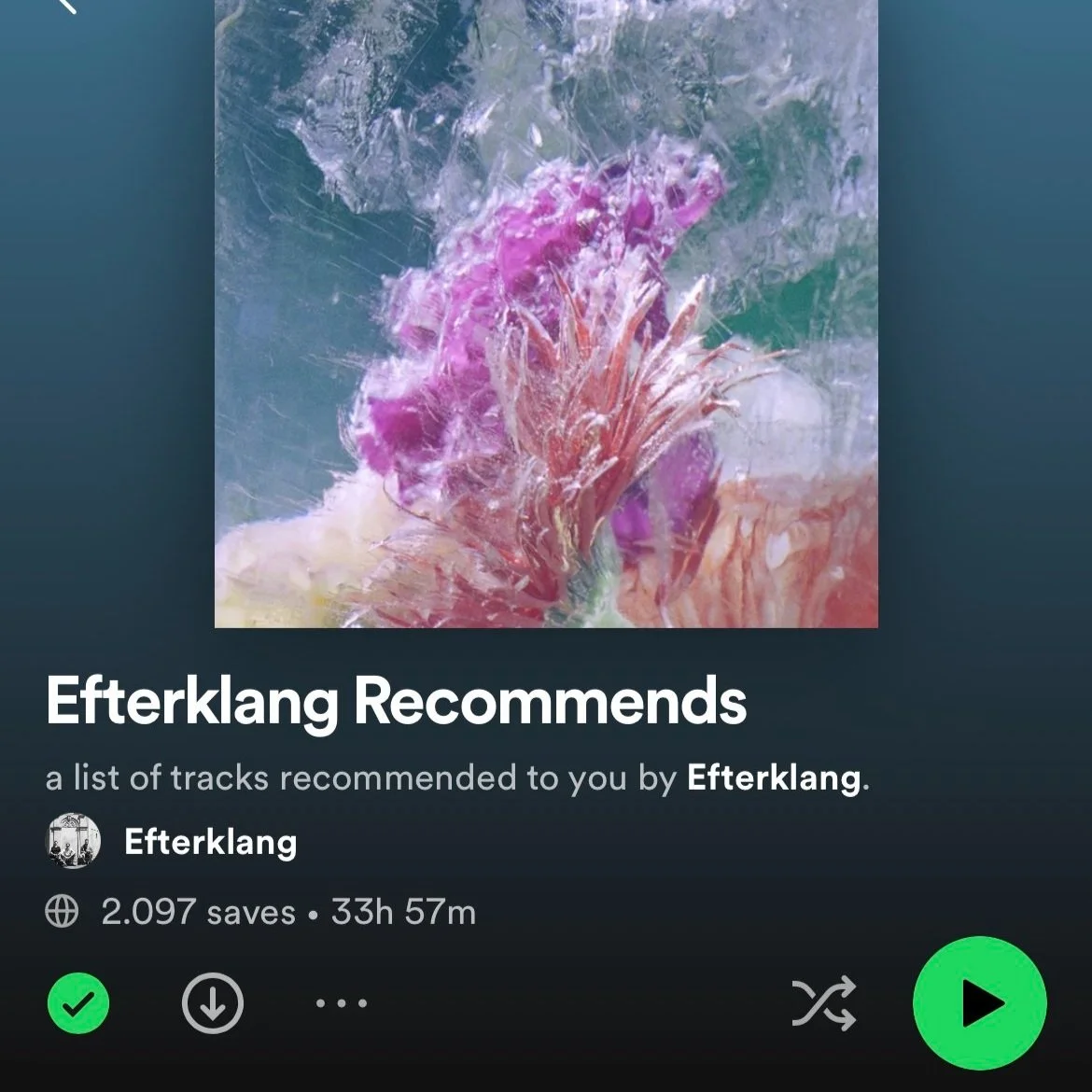 Efterklang Recommends - updated playlist!