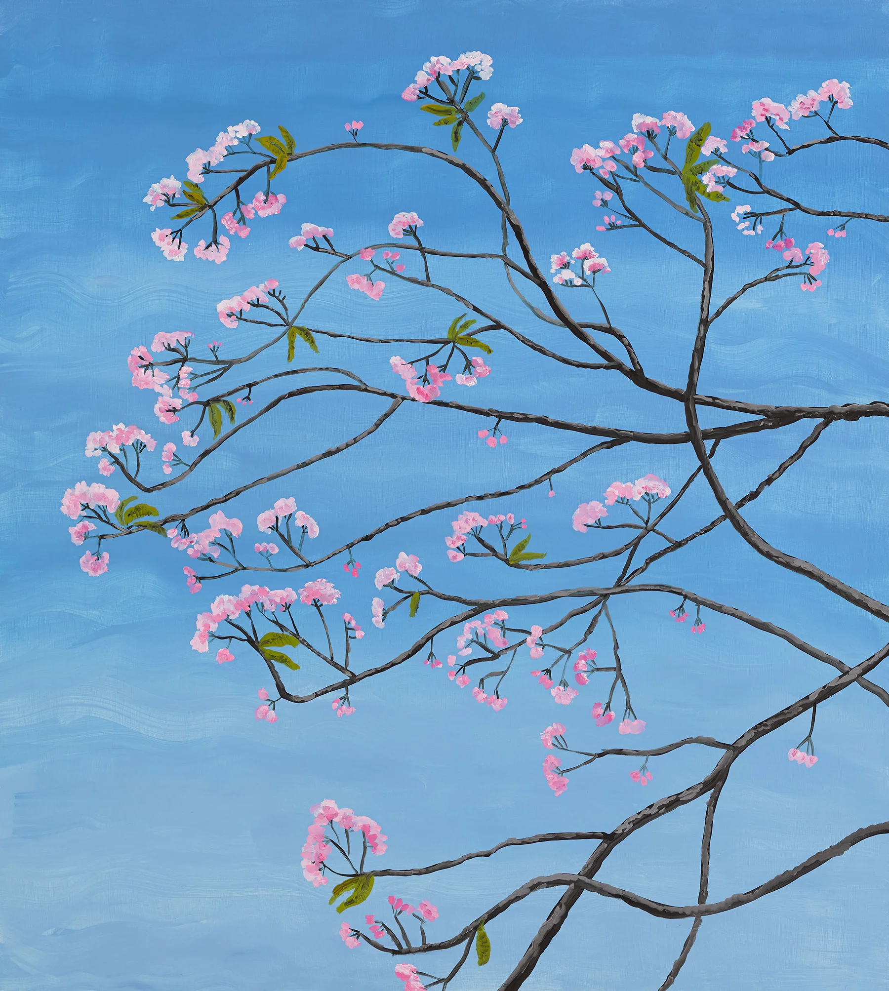 Impermanent Clotting , oil on canvas, 100 x 90cm, 2017