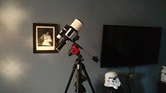 Explore Scientific ED80 mounted on theStar Adventurer