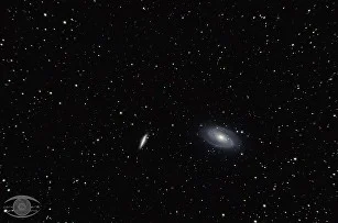 M81 and M82 – shot before receiving my coma corrector / field flattener. This image is cropped, but you can notice some coma and slightly softer focus in the corners of the image...