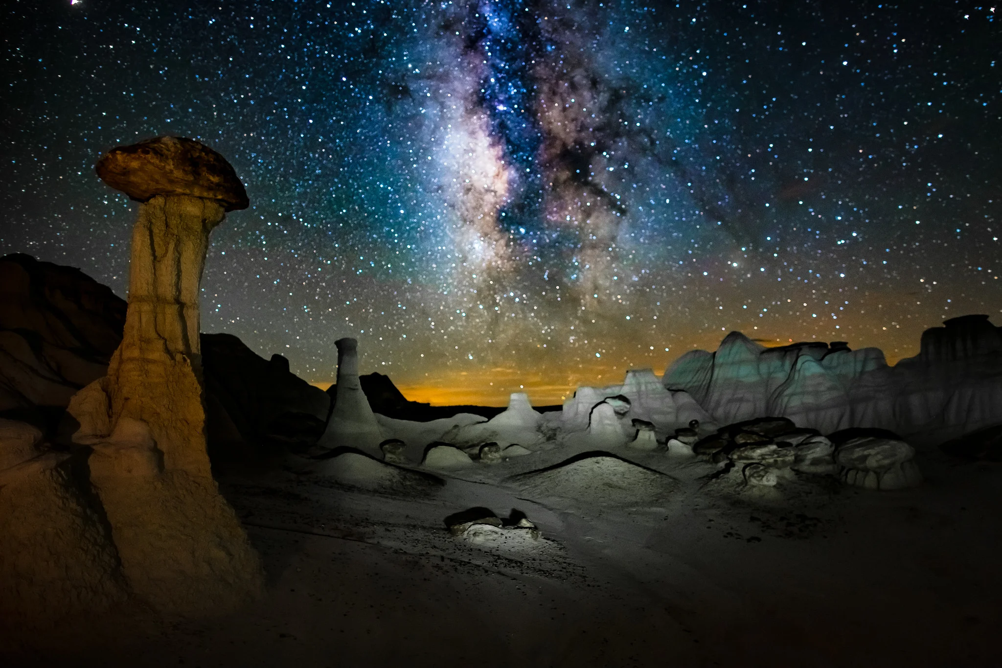 galactic journey Image by vo lkhard sturzbecher light painting with low level LED panels at the BLM Wilderness Study Area in New Mexico