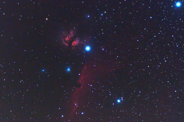 4 x 60s, ISO 3200, 25 dark frames