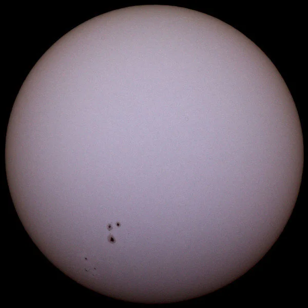 Fig. 3-1: An image of the Sun captured using Baader AstroSolar film. Photo credit: Radoslaw Ziomber.