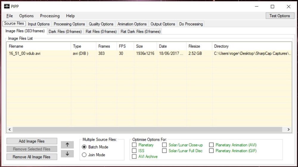 Load you video in PIPP