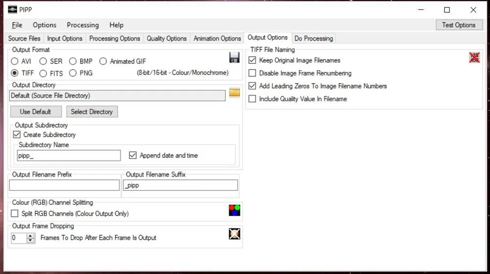 Make sure you save your output as .TIFF