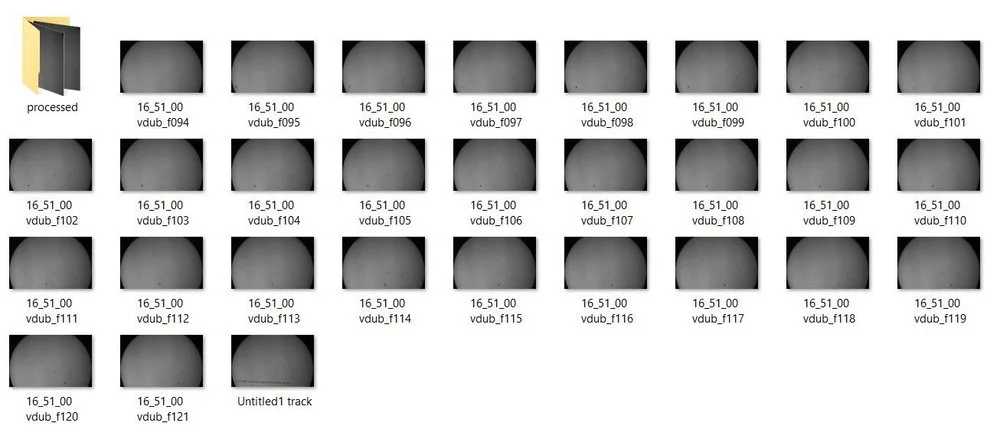 Your extracted single frames