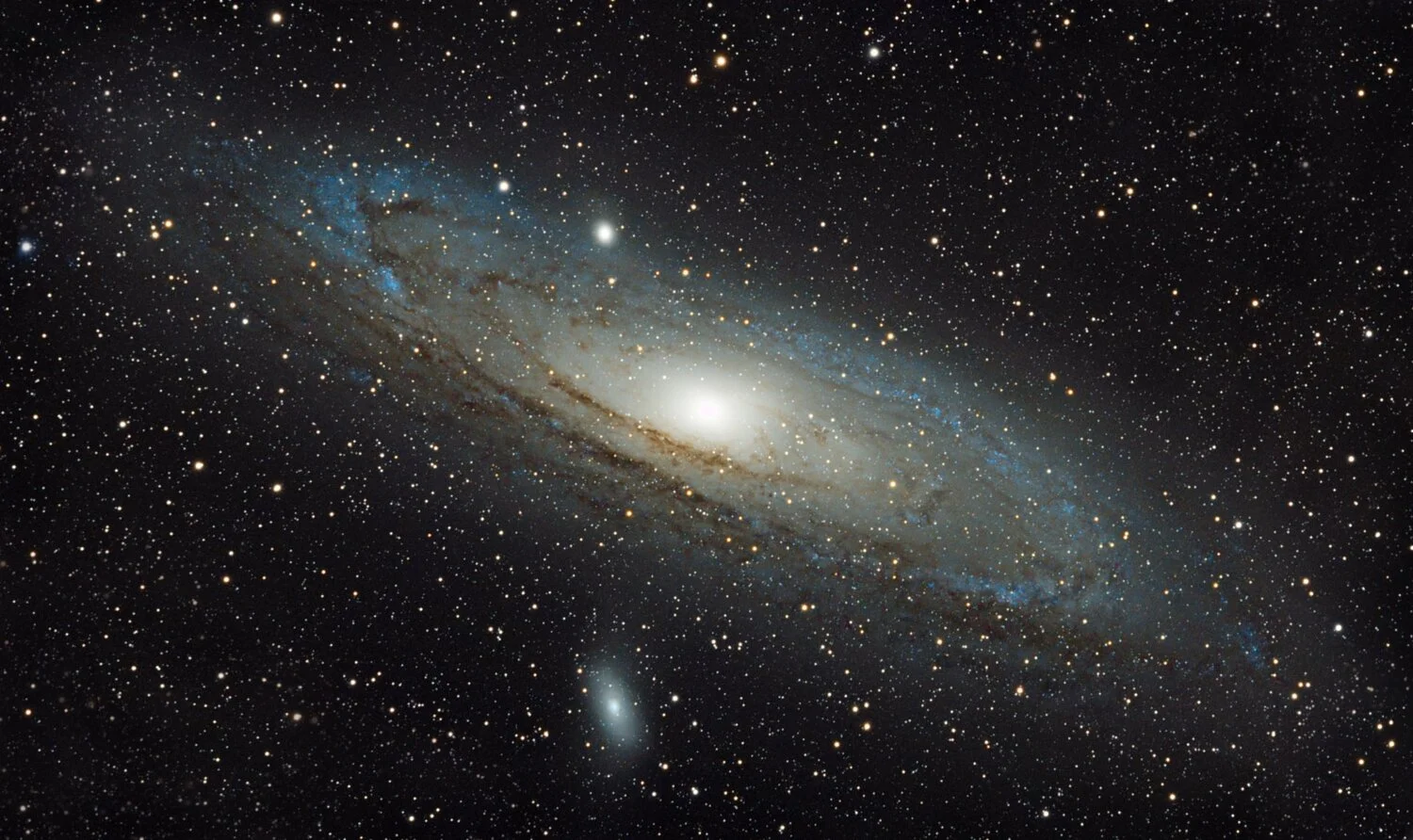 M31 Andromeda Galaxy,by Tom MogfordHighly commended: Young Astronomy Photographer of the Year
