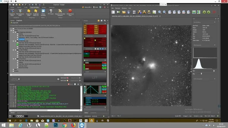 Voyager Main interface example