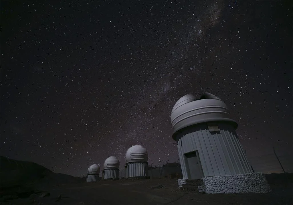 The 1-meter telescope at work © Elke Schulz